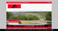 Desktop Screenshot of kartingdugrandarc.fr