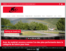 Tablet Screenshot of kartingdugrandarc.fr